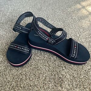 Tommy Hillfiger sandals.  Velcro strap. NWOT.